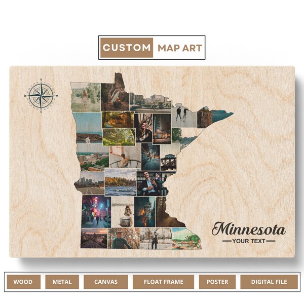 Minnesota Wall Art Etsy