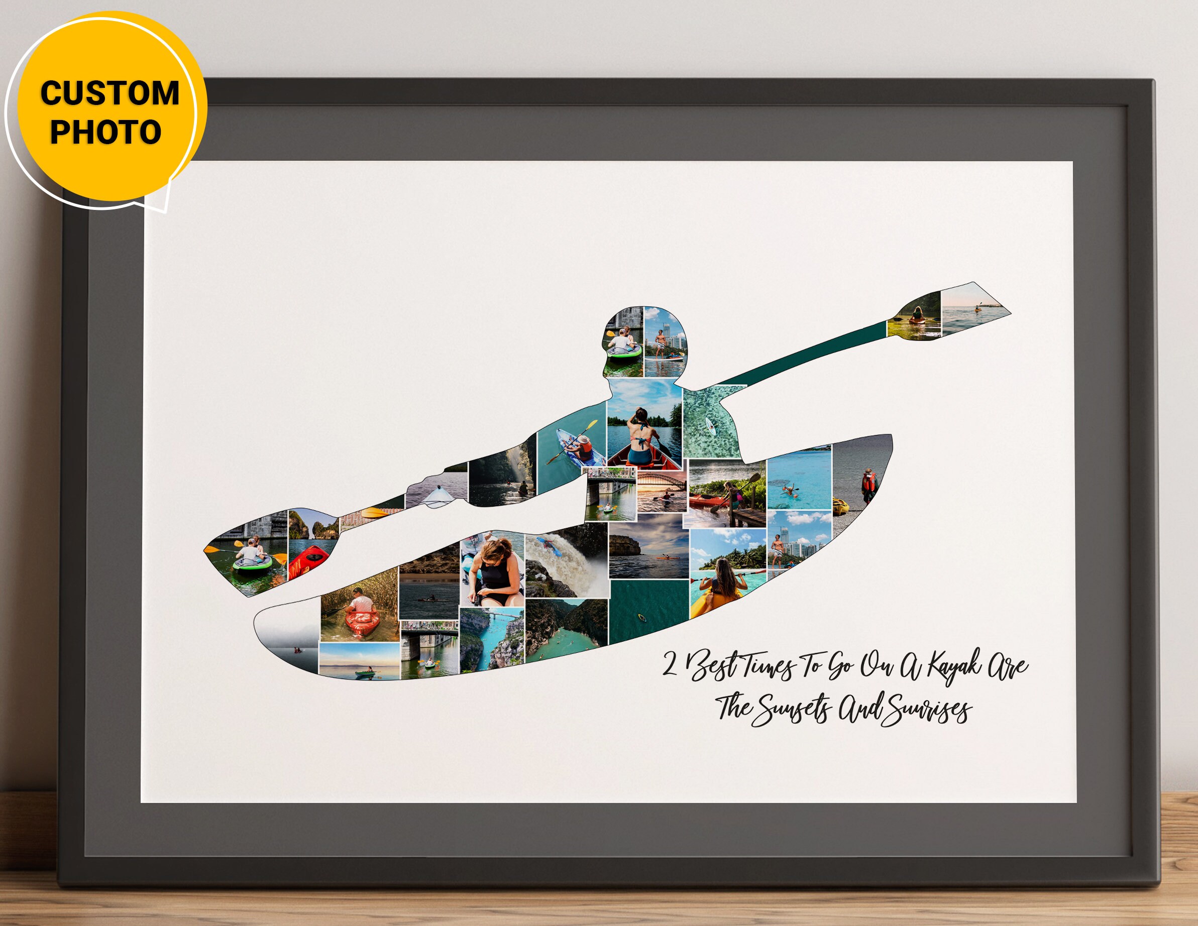 Kayaking Gift Kayak Gifts Kayaking Poster Kayak Gifts For Etsy