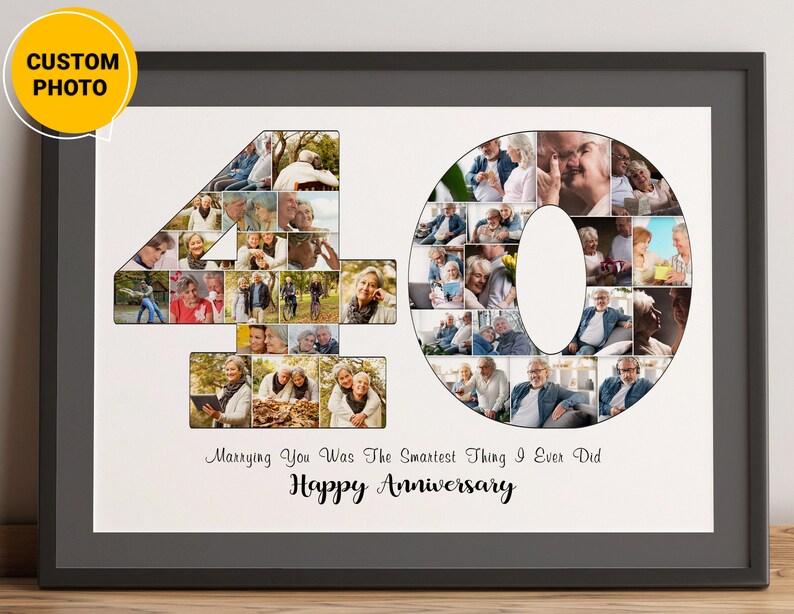 40th Anniversary Gift for Parents 40th Wedding Anniversary Etsy