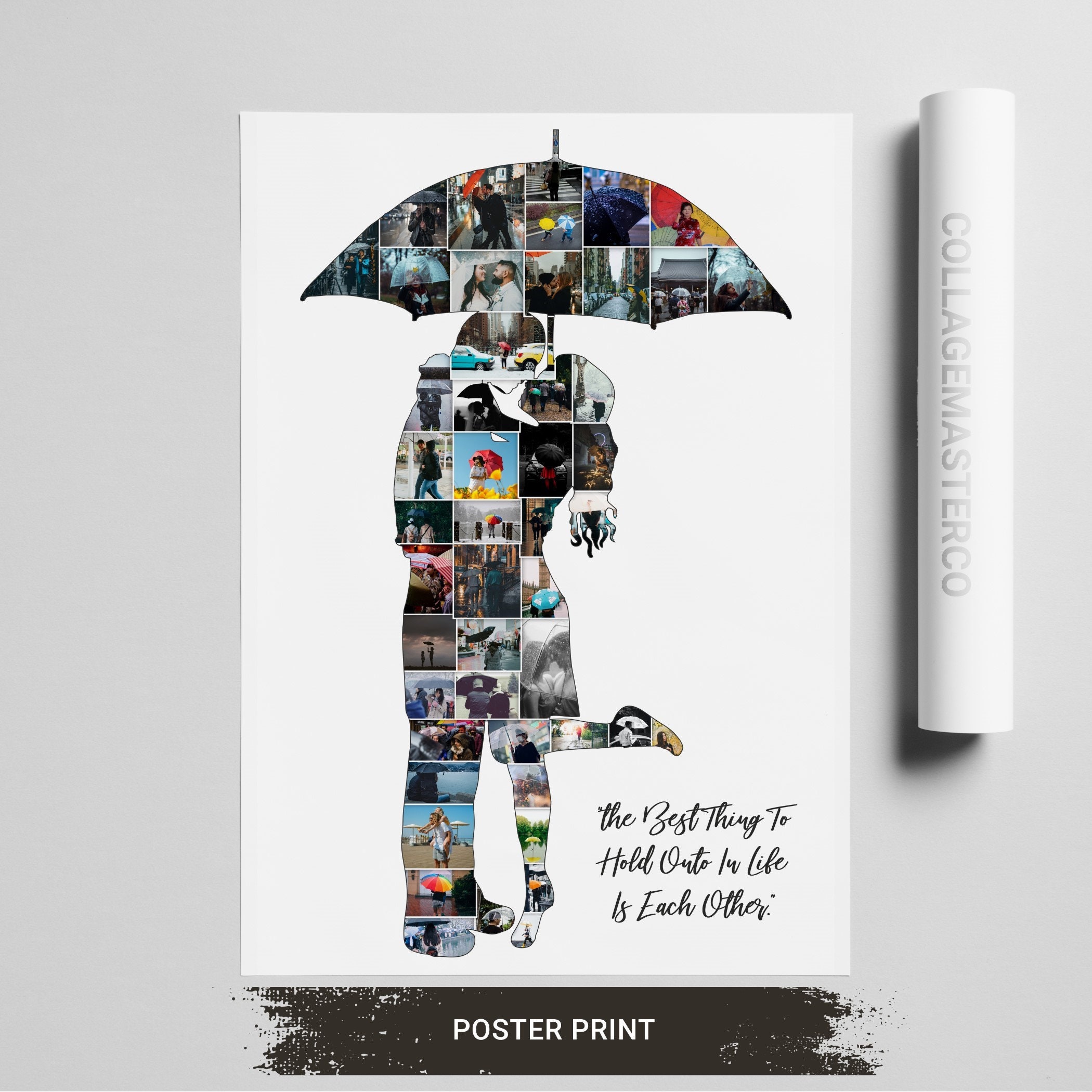 Couples Gift Photo Collage Couple Photo Collage Couple Etsy