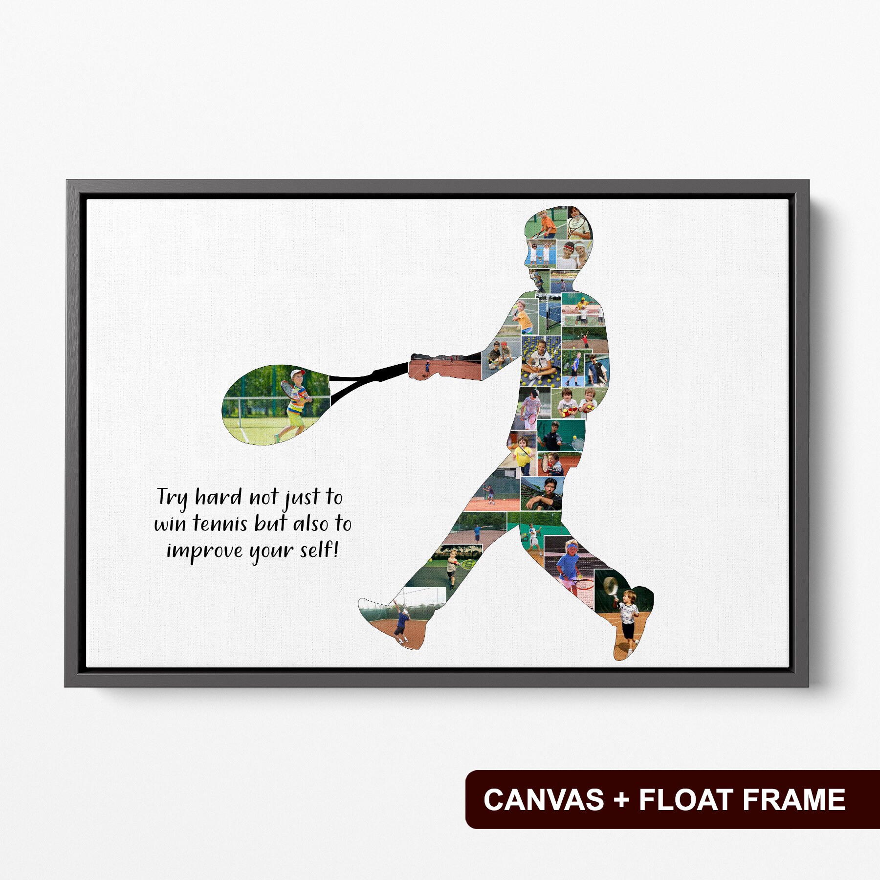 Personalized Tennis Gifts for Him Photo Collage Tennis Gifts Etsy