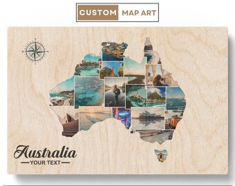 Australia Print  Australia Poster Print  Australia Poster  Australia Decor  Australia Map  Australia Country Map - Christmas Gifts