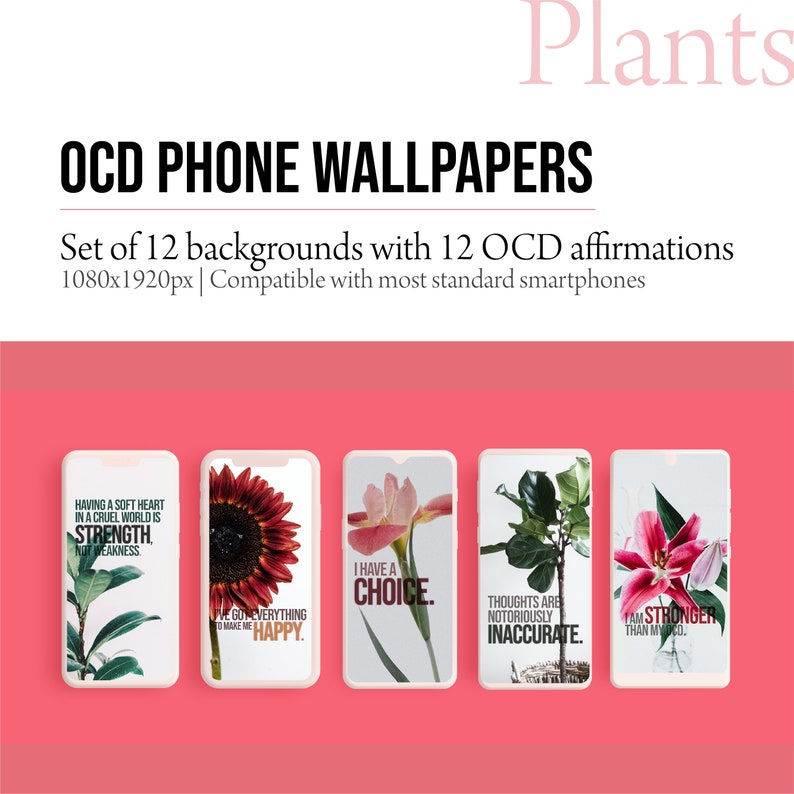 Ocd Computer Backgrounds OCD Phone Wallpapers | Daily Affirmation & Empowerment | Instant ...