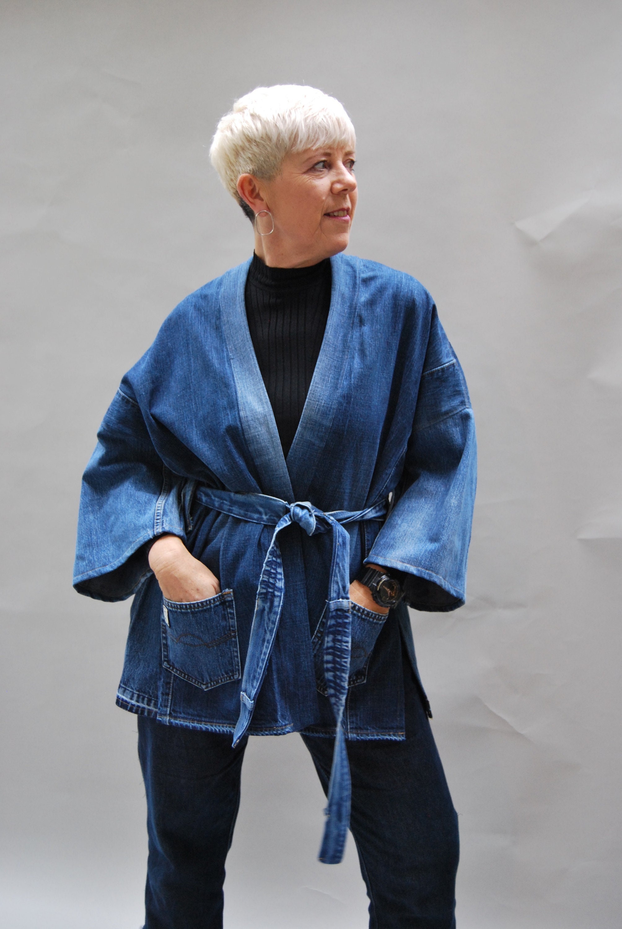 Denim Kimono Jacket | Etsy Ireland