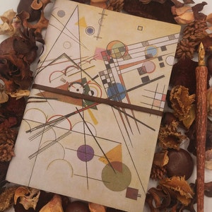 Hand-printed leather notebook, Kandinsky, Composition VII image 2