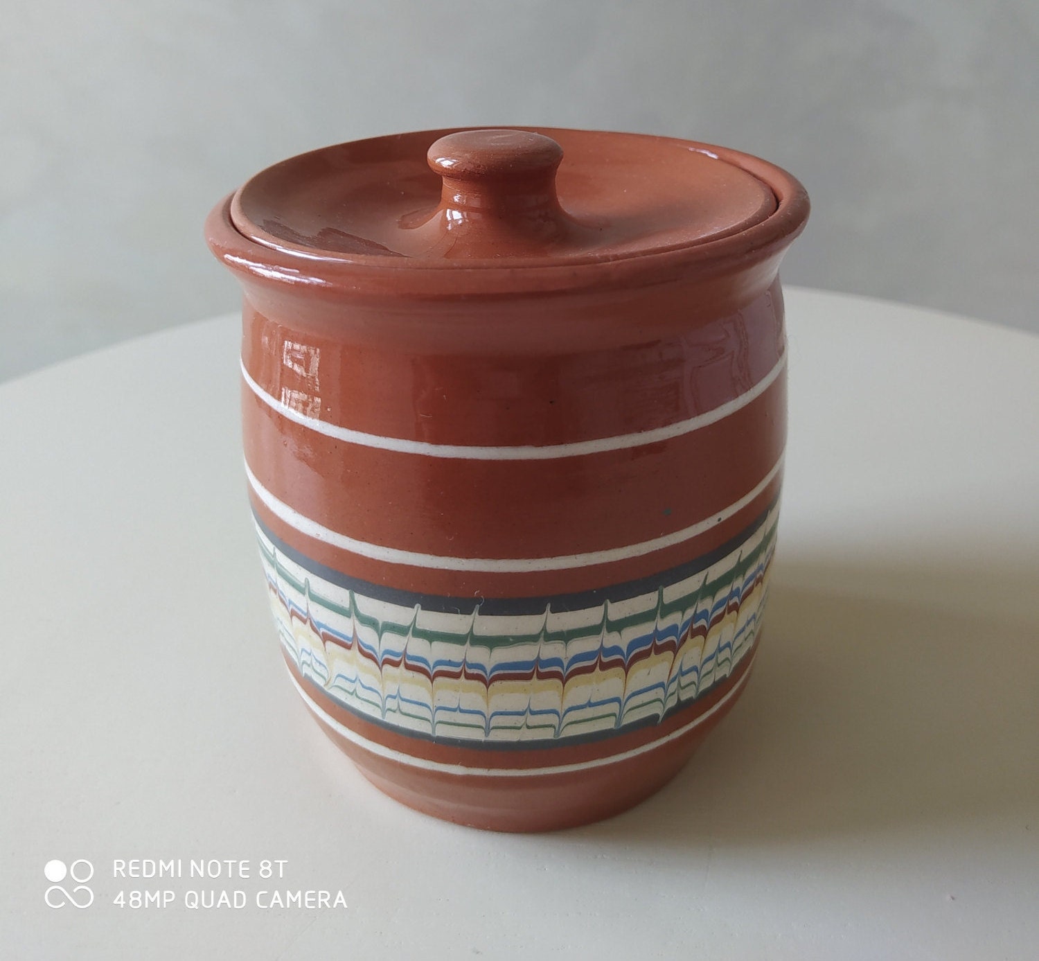 Stoneware Ceramic Jar Kitchen Storage Jar Ceramic Etsy