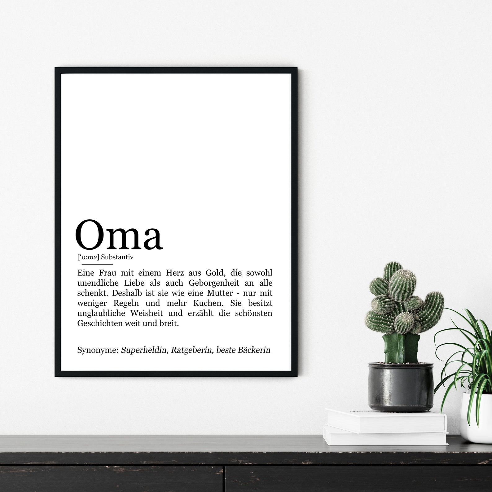 Oma Definition Personalisierbare Oma Poster Oma und Opa - Etsy.de