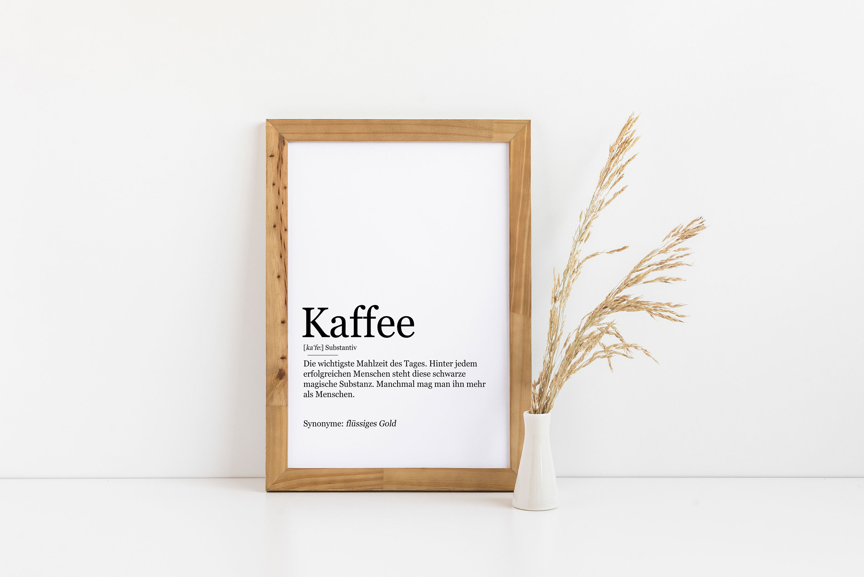 Kaffee Definition Kaffee Poster Geschenk für Etsy