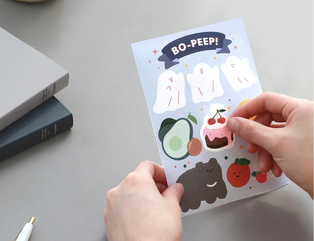 JOURNAL DECOR STICKERS Set / Animals big Stickers Diary Decor Etsy