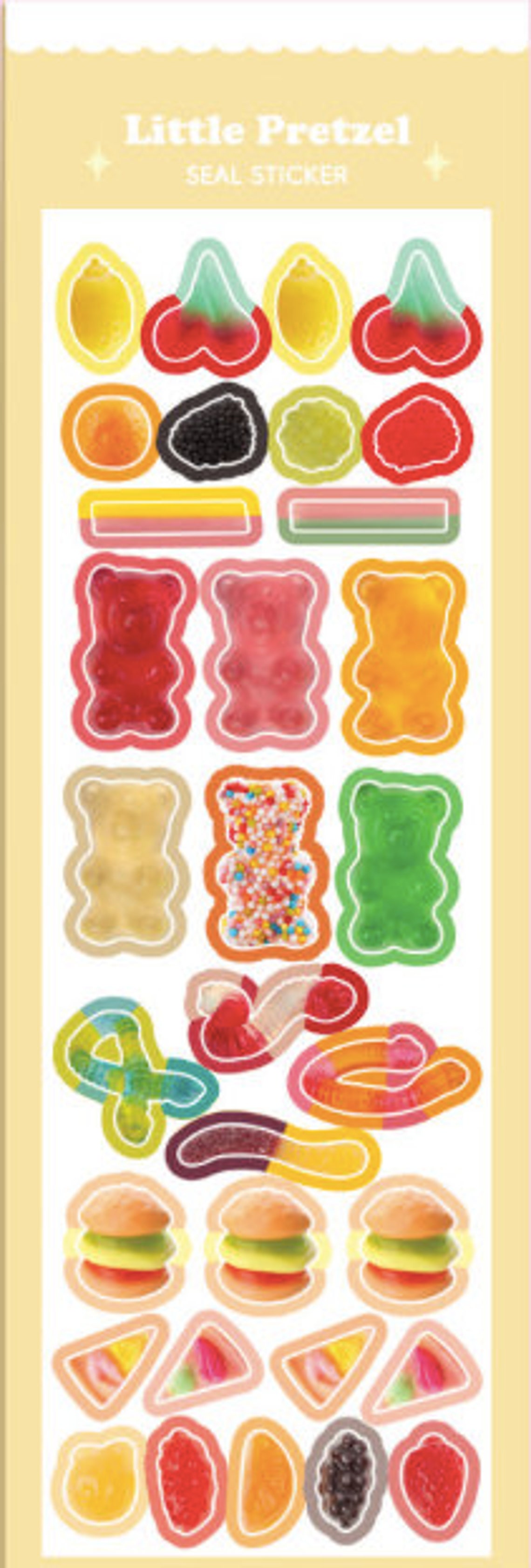 Gummy Jelly Sticker Planner Sticker Diary Stickers Notebook Etsy