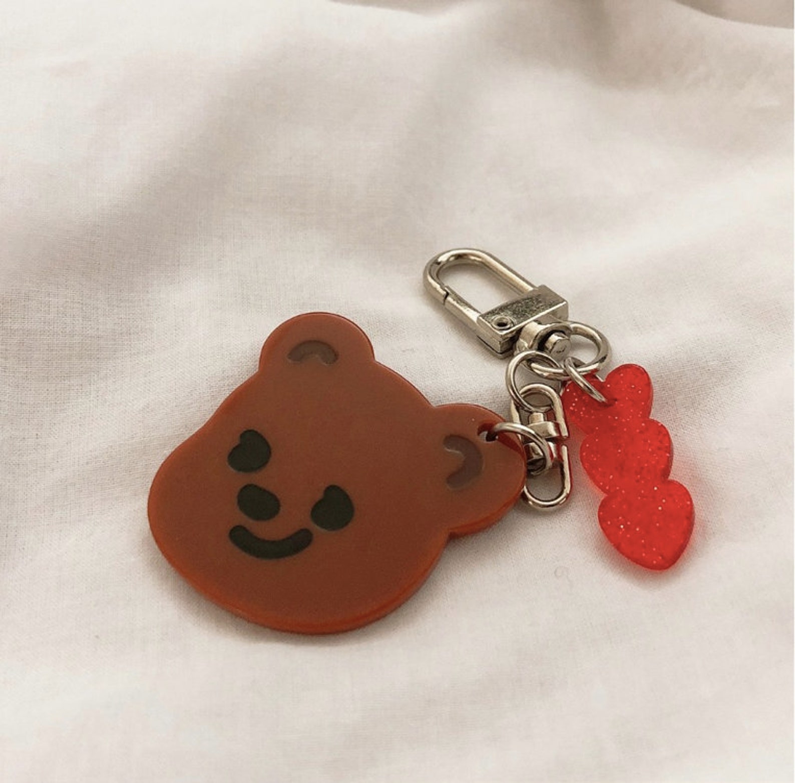 Cute Bear KEYRING / keychain Bear keyring Etsy