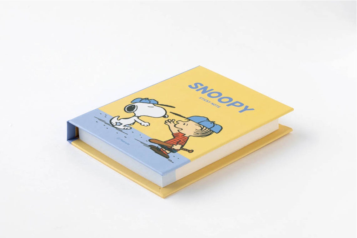 SNOOPY Sticky NOTEPADSHard Cover 6 Types / Diary Notepads Etsy