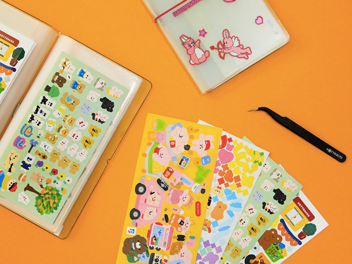 Sticker Book SET / Cute Stickers Diary Stickers Notebook Etsy