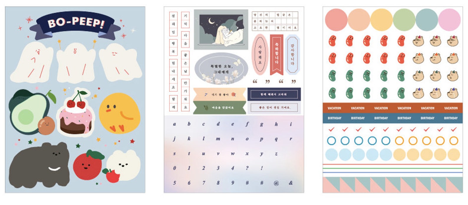 JOURNAL DECOR STICKERS Set / Animals big Stickers Diary Decor Etsy