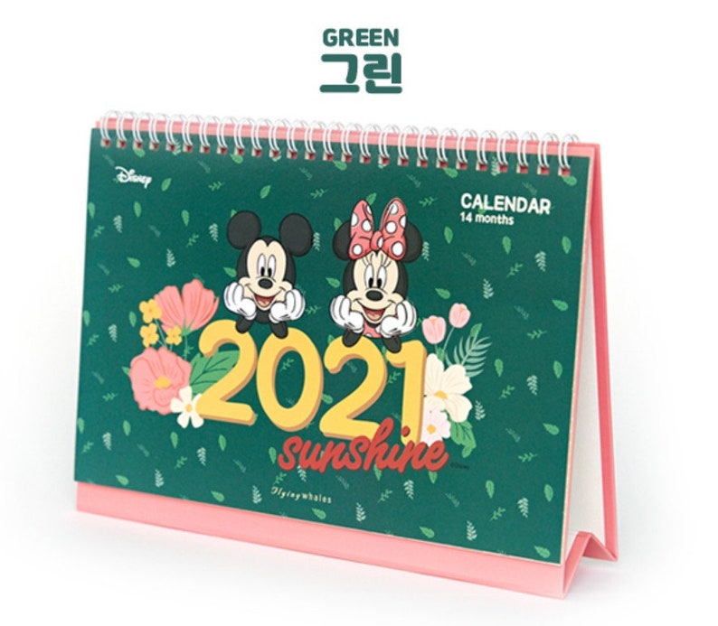 Disney Mickey and Minnie Mouse 2021 Desk Calendar Calendar | Etsy