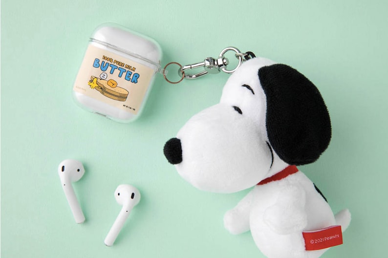 Snoopy the Peanuts keyring 4 types AirPods keychain keyring