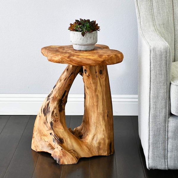 Tree Stump Table Etsy Canada