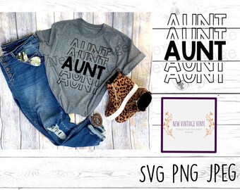 Download Aunt Tshirt Svg Etsy