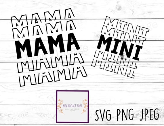 Download Mommy And Me Svg Mama And Mini Svg Momma And Me Svg Etsy
