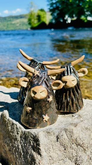 Ceramic Highland Coo/ Large