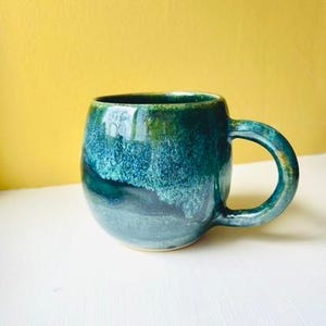 Emerald Green Stoneware mug