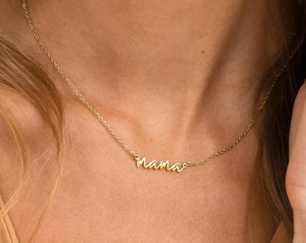 Mutter-Tag Halskette | Mama Halskette | Perfektes Geschenk für Mama | Namenskette | Mom Halskette | Personalisierte Namen Halskette | Ora Geschenkidee