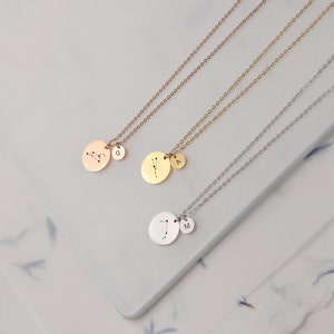 2 in 1 Constellation Letter Baby Necklace Jewelry Designer - Etsy