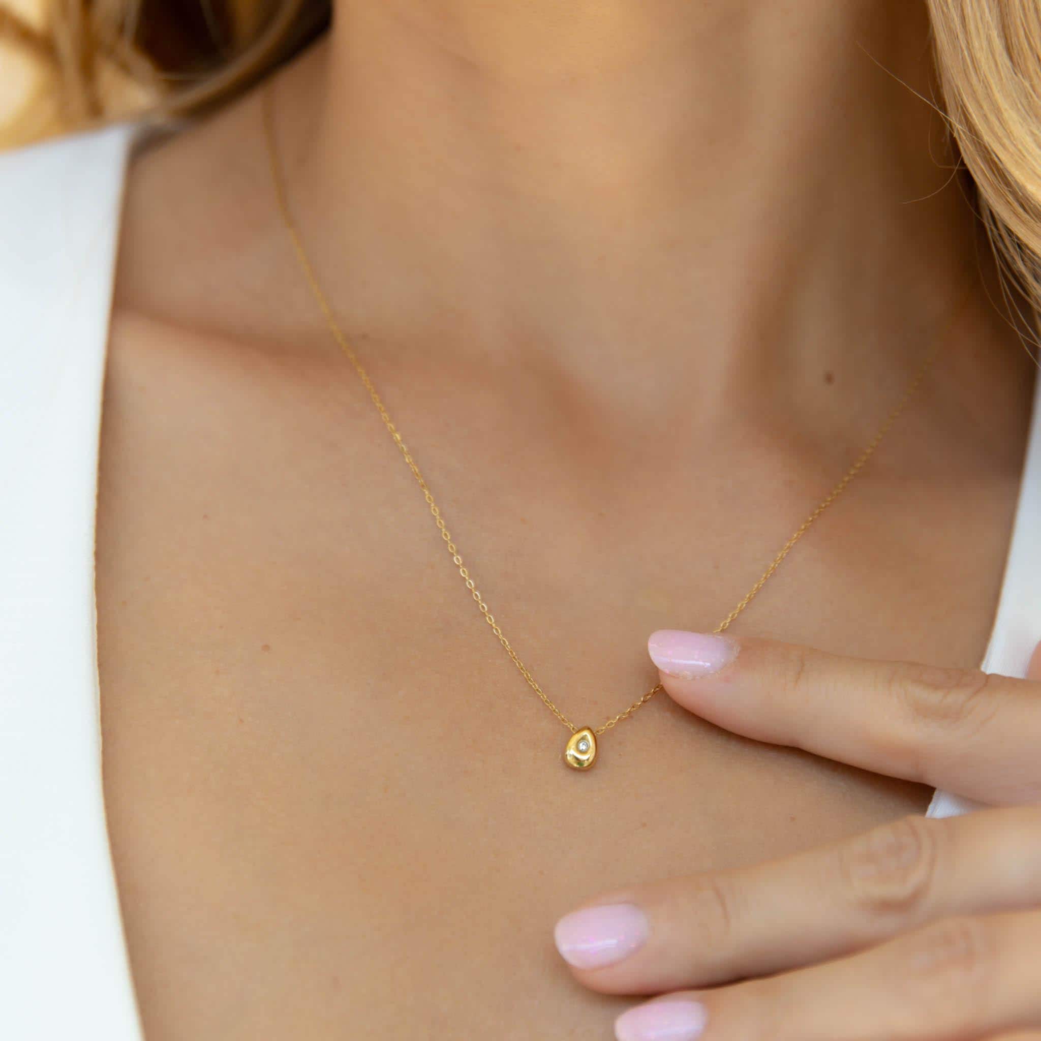 14k Yellow Gold Solid Rectangle Nugget Charm Pendant 1.15 3