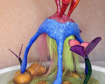 Figura artística del monstruo grumoso