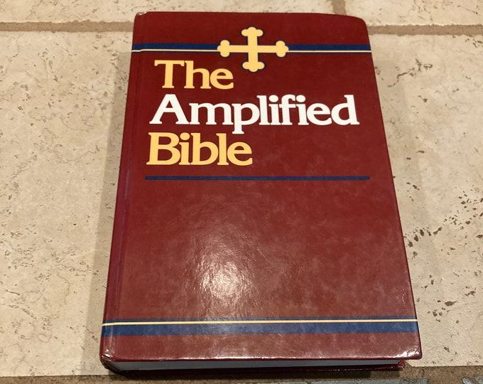 AMPC CLASSIC AMPLIFIED Bible Hard Back Large Print 1987 Etsy