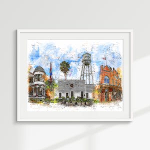 New Braunfels Texas art print, New Braunfels fine art photography, New Braunfels photo print, Gift for New Braunfels lovers, Unframed print