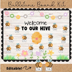Willkommen in unserem Bienenstock Back To School Bulletin Board BEE Klassenzimmer Dekor Printable