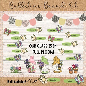 Spring Bulletin Board Positive Classroom Decor Printable