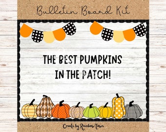 Hello Pumpkin Fall Bulletin Board September October Classroom Decoration Printable