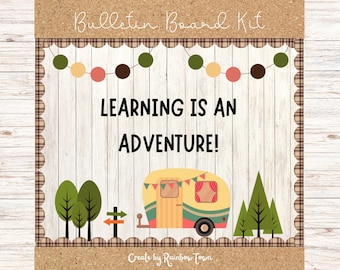 Camping Adventure Back to School Bulletin Board Kit Classroom Decorations