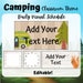 Visual Timetable Schedule Visual Classroom Schedule Routine Chart ...
