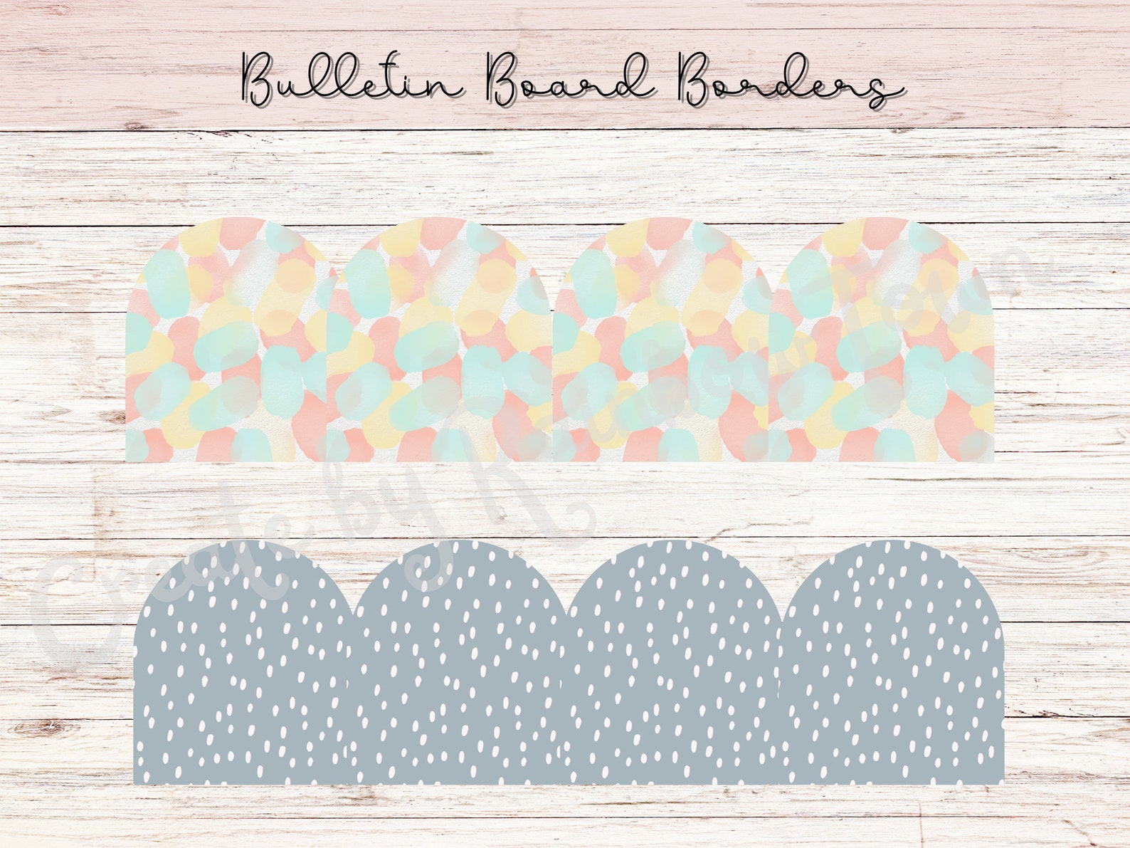 Modern BOHO Bulletin Board Borders Kit Classroom Decor Etsy Canada