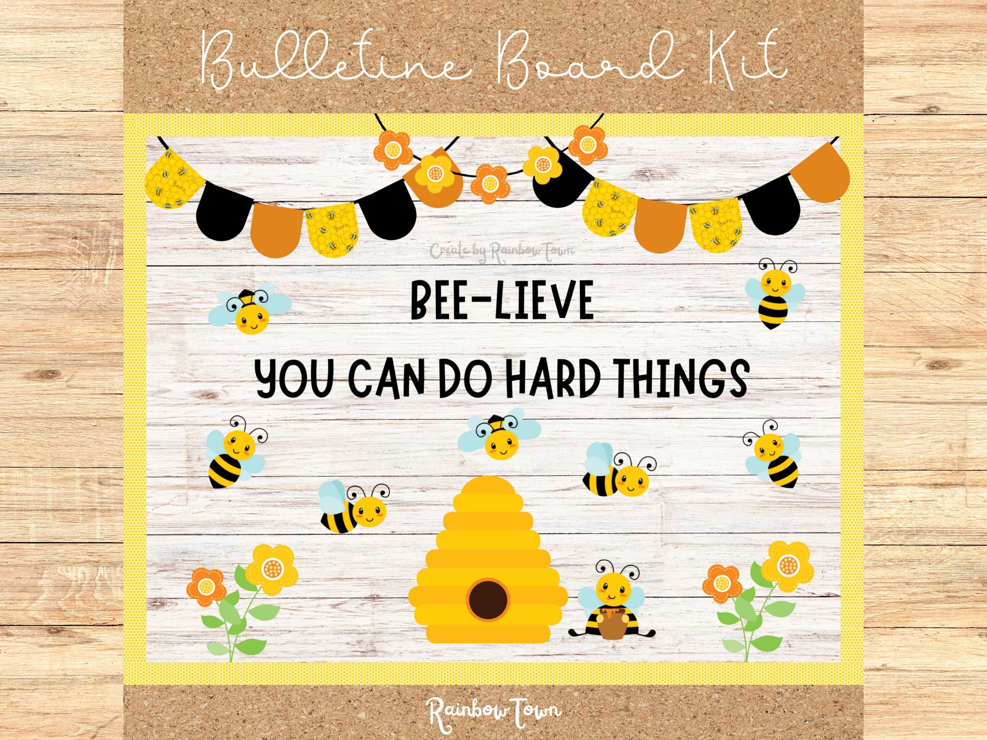 to Our Hive Summer Bulletin Board BEE Classroom Decor Etsy
