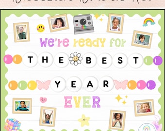 Back To School Bulletin Board Friendship Bracelet Classroom Decor Printable