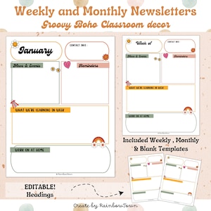 Groovy Retro Classroom Decor Bundle Complete Classroom Collection ...