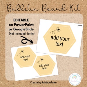 Summer Bulletin Board Kit Bee Classroom Decor Printable & Editable - Etsy