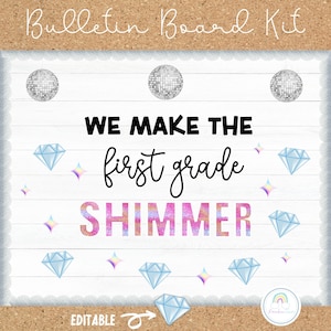 Back to School Bulletin Board Welcome Back Classroom Decorations Printable