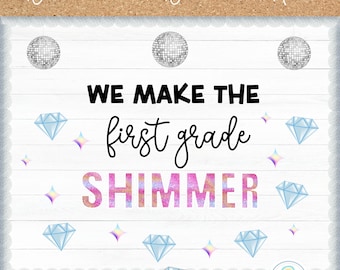 Back to School Bulletin Board Welcome Back Classroom Decorations Printable