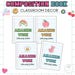Composition Notebook Classroom Decor Bundle Retro Theme Decorations ...