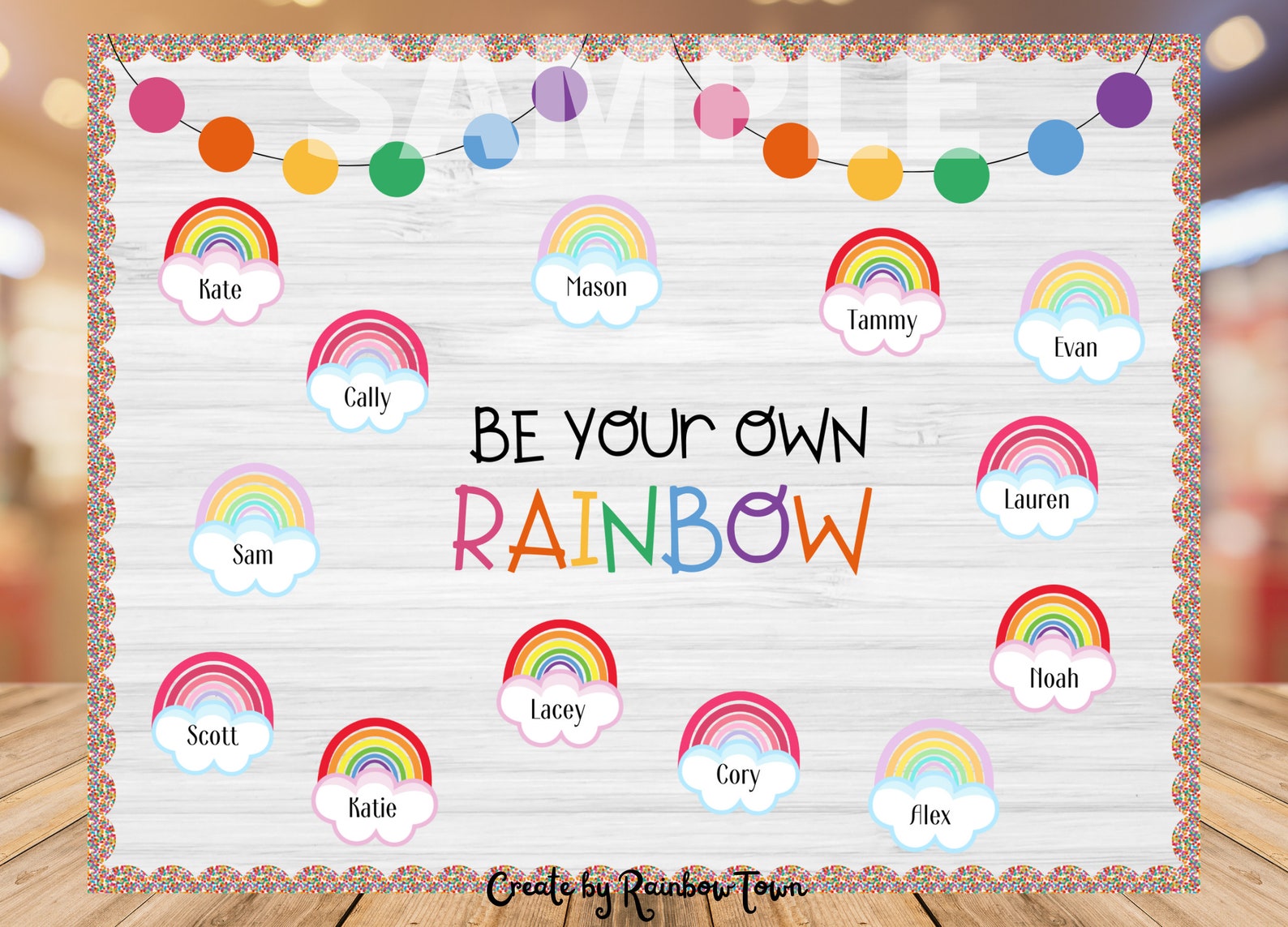 We Are a Rainbow of Possibilities Bulletin Board Spring Summer Etsy