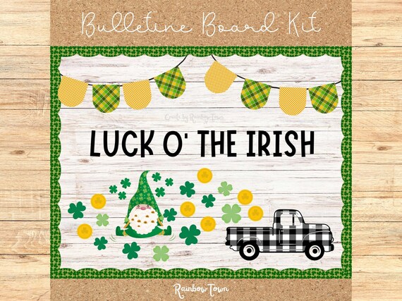 St patrick's day bulletin board online