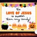 Halloween Bulletin Board Kit Candy Corn Christian Classroom Decorations ...