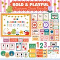 Playful Whimsical Classroom Decor Bundle Colorful Theme Printable & Editable product logo