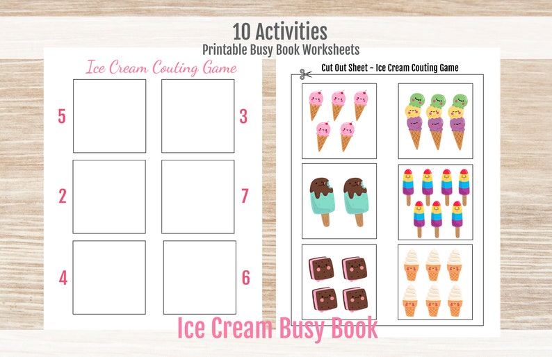 busy book printable toddle learning number binder preschool etsy