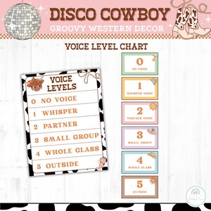 Western Cowboy Disco Classroom Decor Bundle Groovy Decorations ...